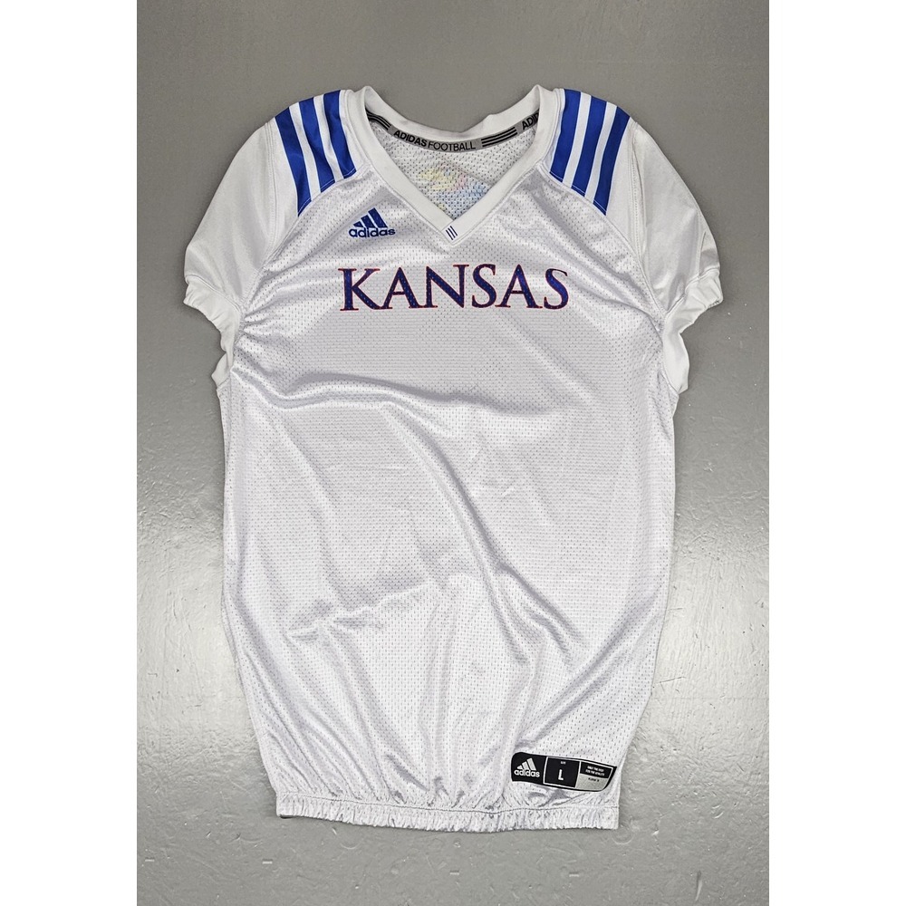 Adidas Kansas KU Jayhawks Practice‎ Jersey Mens Large. Blank Team Issued 2021